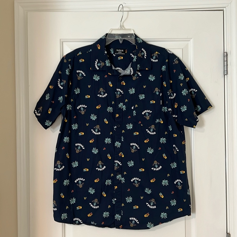 Hurley button down shirt